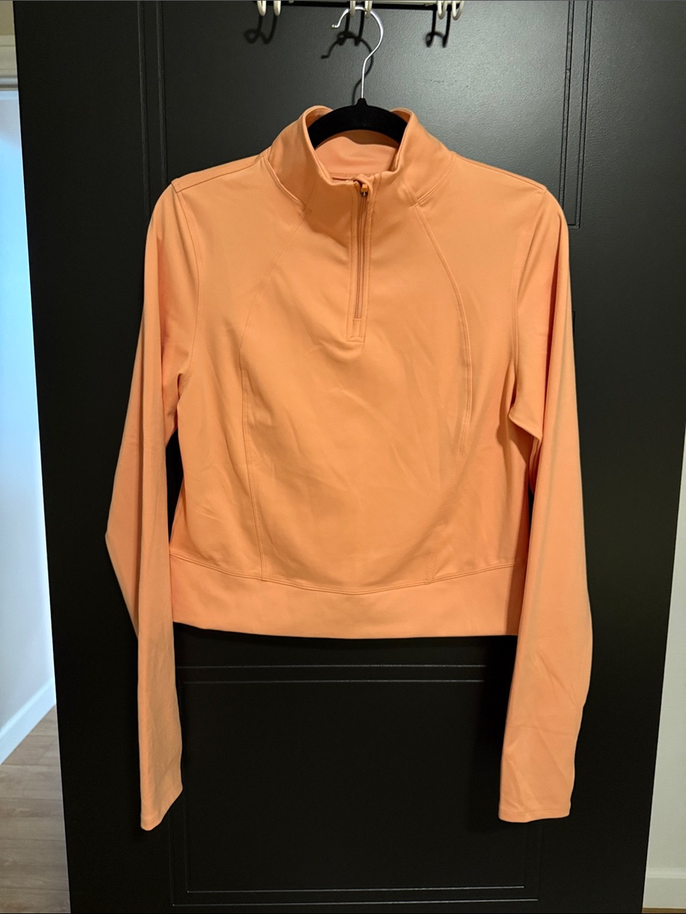 Yogalicious Peach Half-Zip Pullover